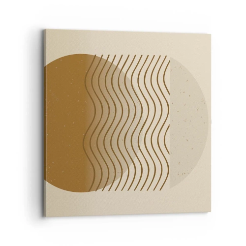 Schilderen op canvas - Over de oorsprong van geometrische figuren - 70x70 cm