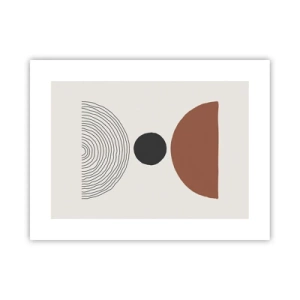 Poster - Het middelpunt van de aandacht - 40x30 cm