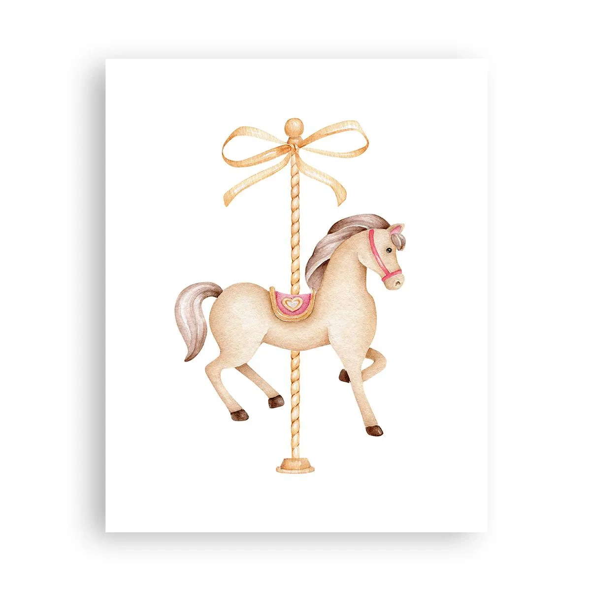 Poster - Een sierlijke draf - 40x50 cm