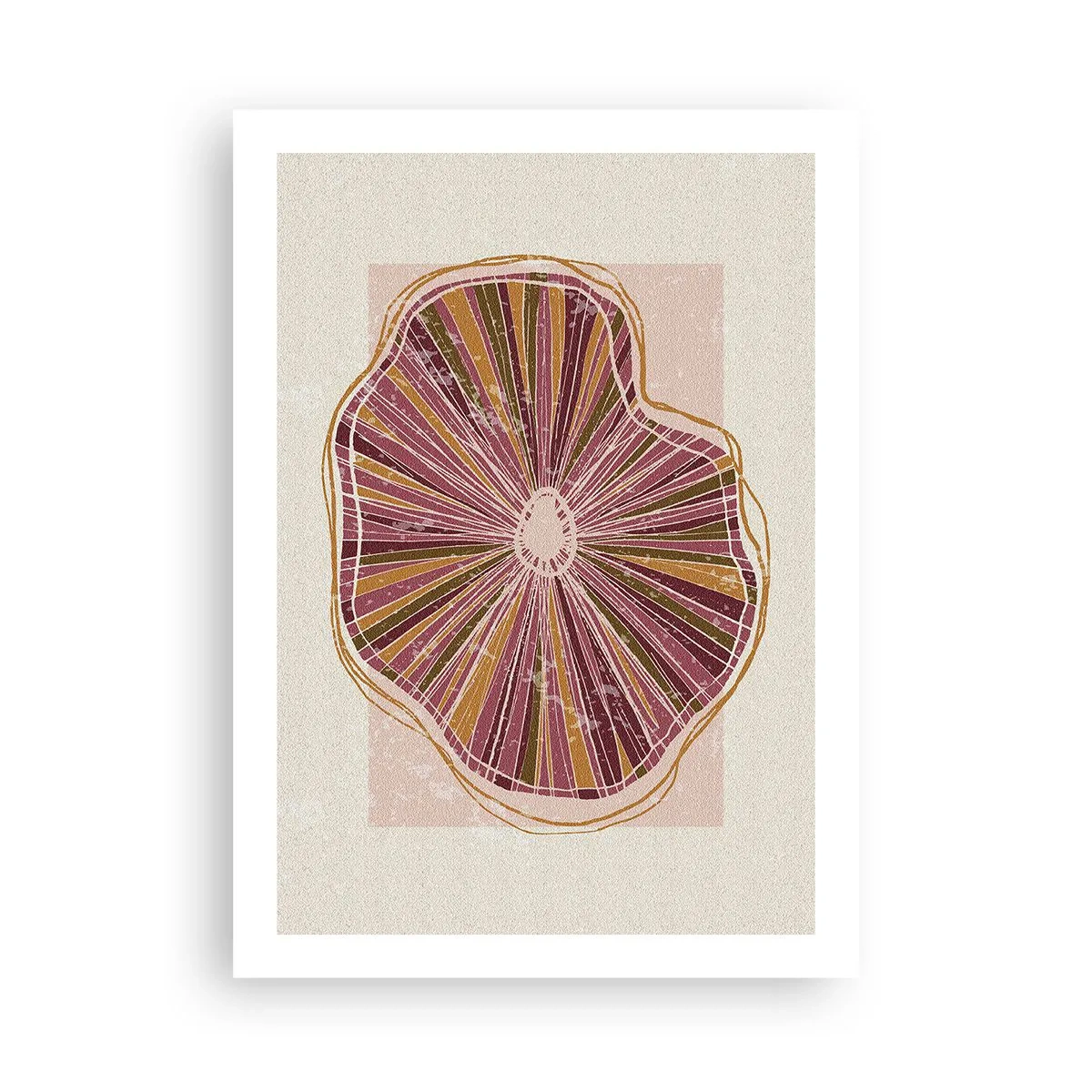 Poster - Stralende abstractie - 50x70 cm