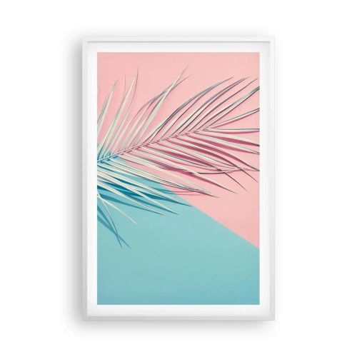 Poster in een witte lijst - Tropische impressie - 61x91 cm