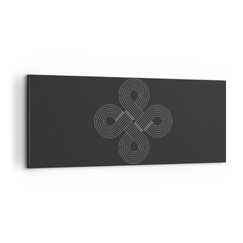 Schilderen op canvas - In de Keltische geest - 100x40 cm