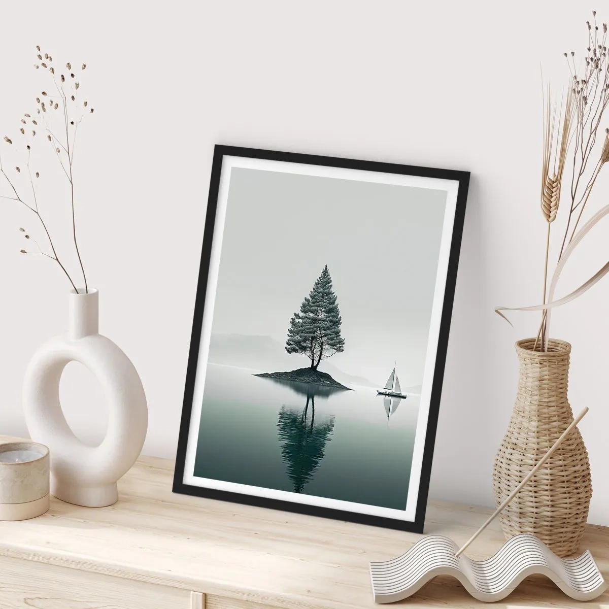 Poster in een zwarte lijst - Droom - 40x50 cm