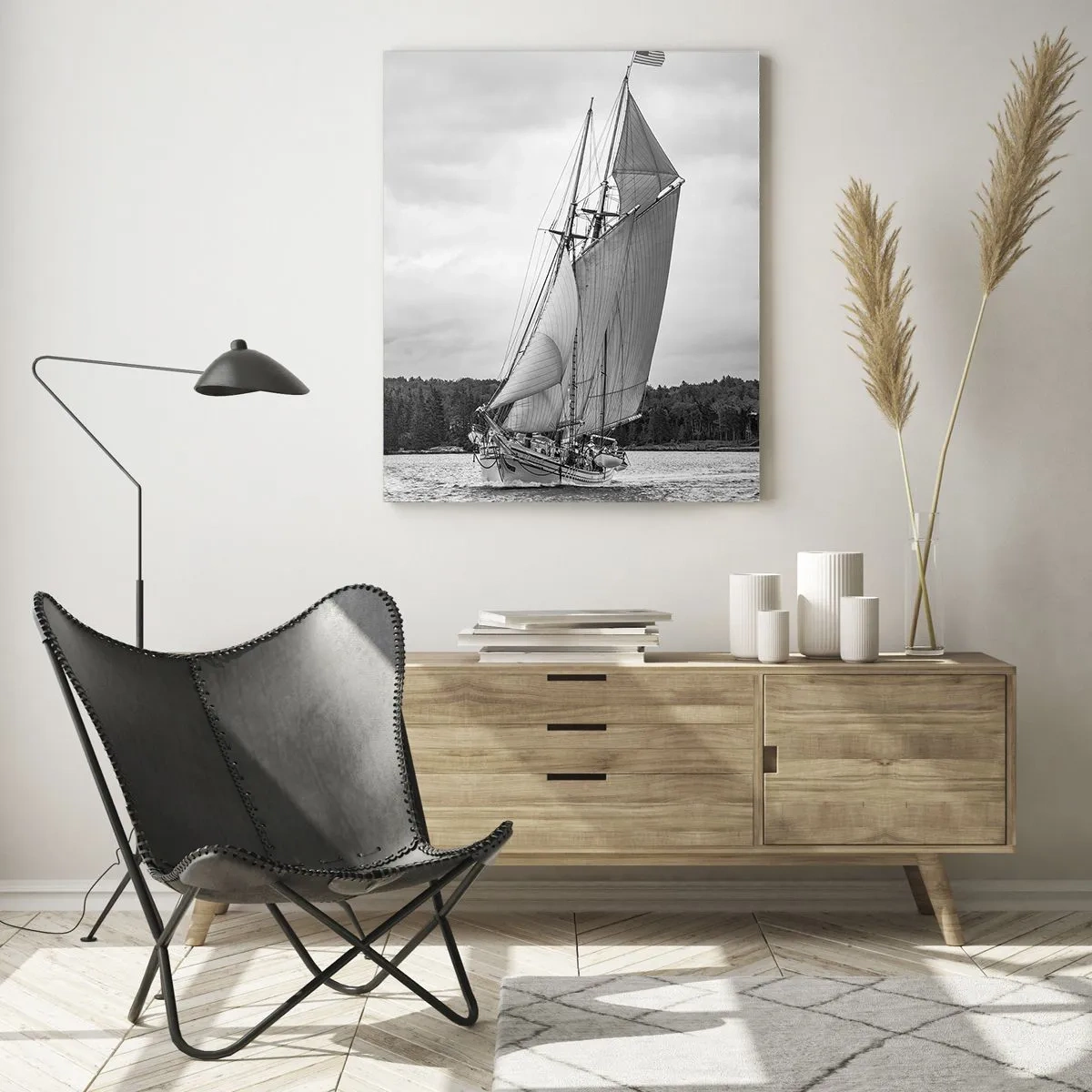 Schilderen op glas - Broeders van de wind - 80x120 cm