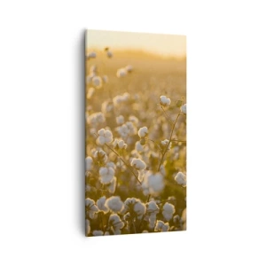 Schilderen op canvas - Pluizig veld - 55x100 cm