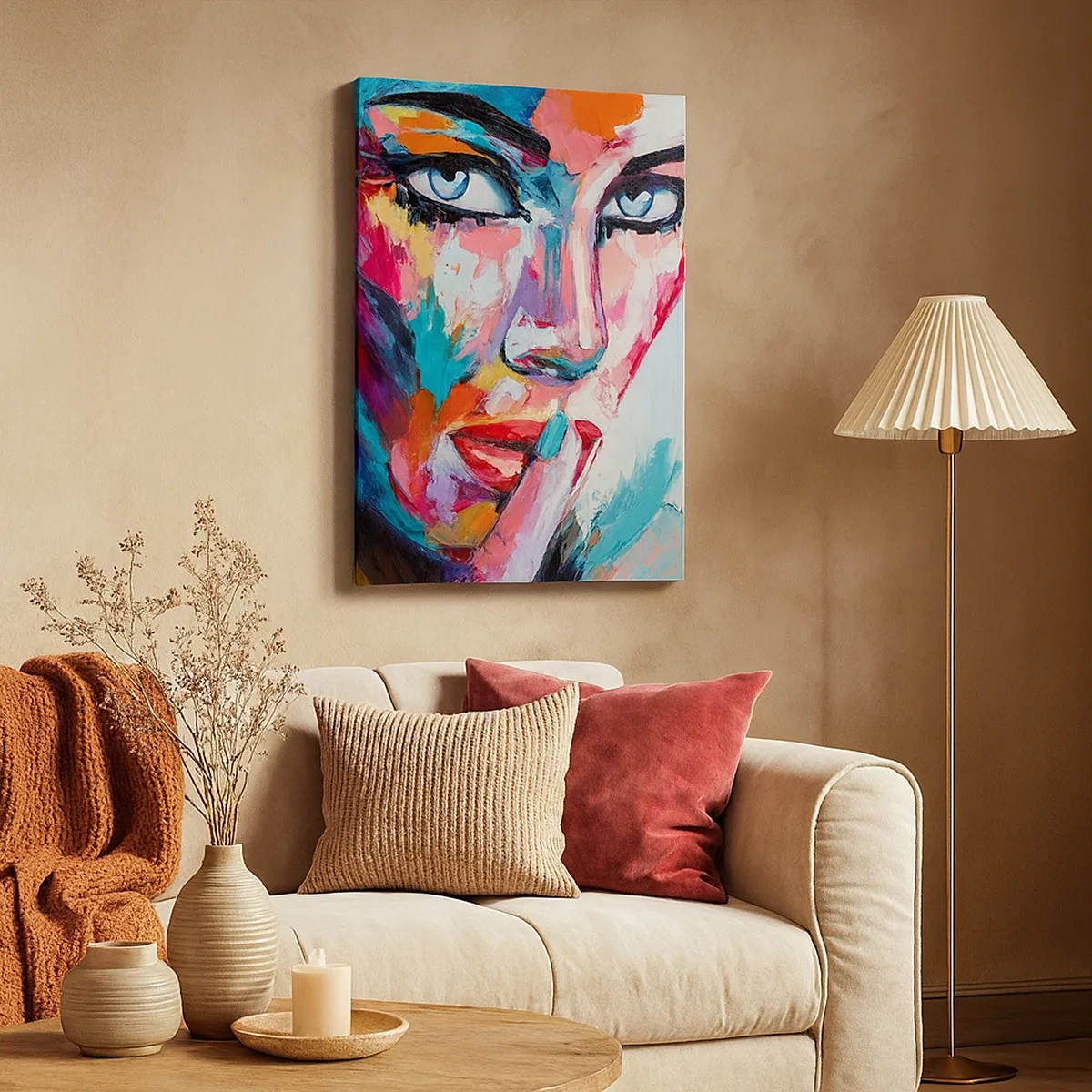 Schilderen op canvas - Ons eerste geheim - 50x70 cm