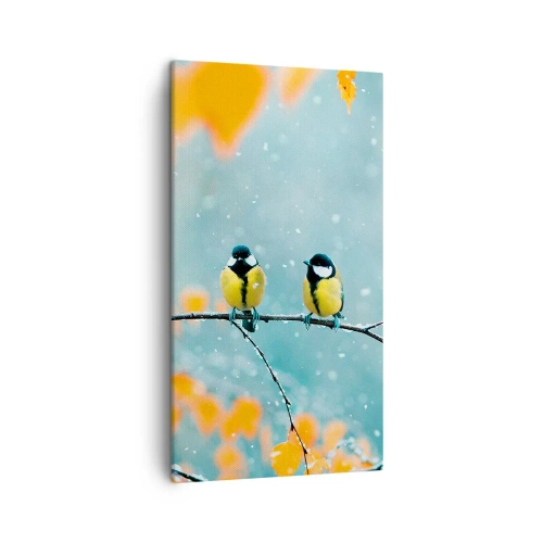 Schilderen op canvas - Vogelroddel - 45x80 cm