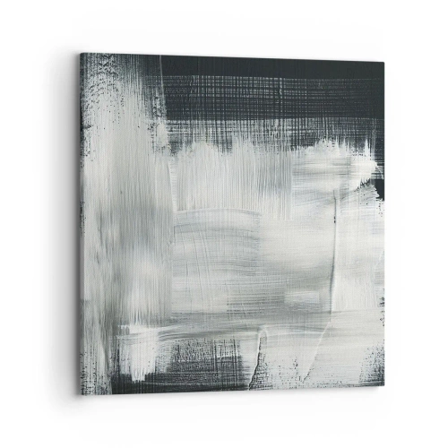 Schilderen op canvas - Geweven van verticaal en horizontaal - 70x70 cm