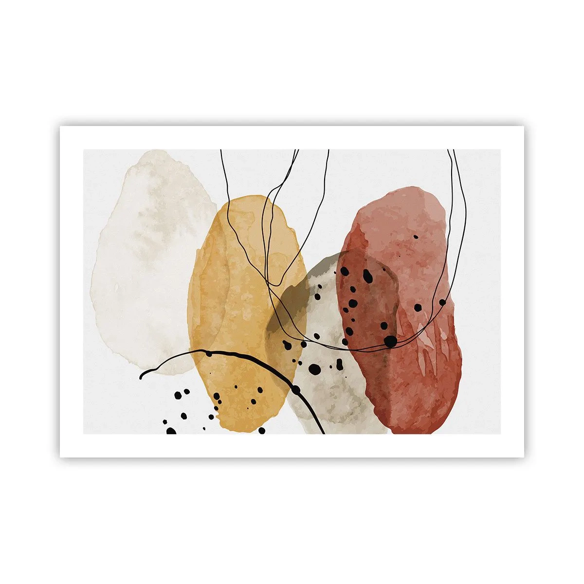 Poster - Als lichte, transparante lucht - 70x50 cm