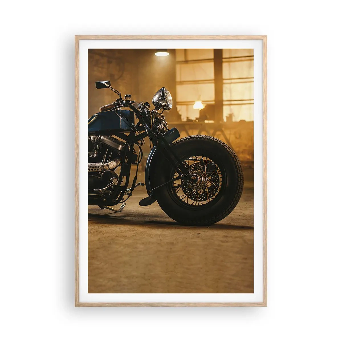 Een poster in een licht eiken lijst - Ik kan alles  - 70x100 cm