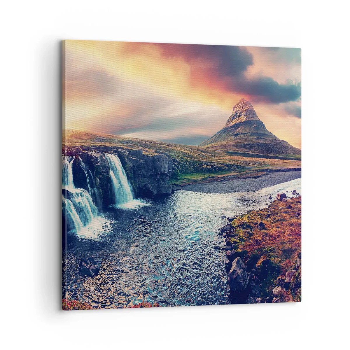 Schilderen op canvas - In de majesteit van de natuur - 60x60 cm