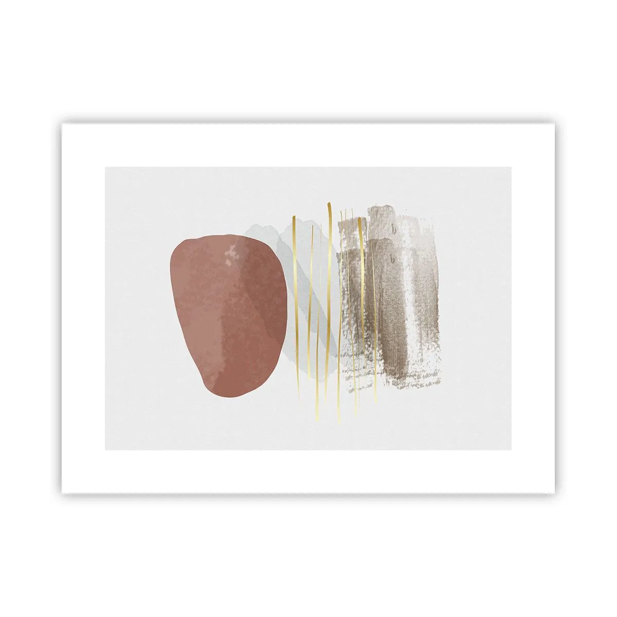 Poster - Abstracte zuilengalerij - 40x30 cm