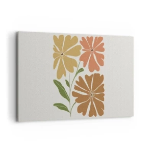 Schilderen op canvas - Natuur en geometrie - 120x80 cm