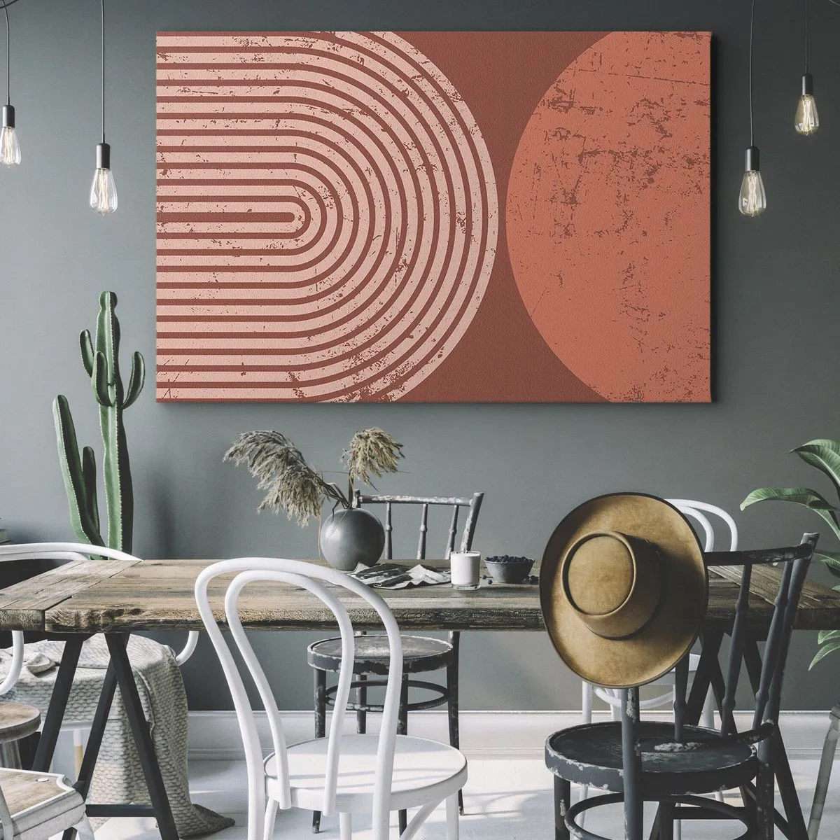 Schilderen op canvas - Een nauwe band - 70x50 cm