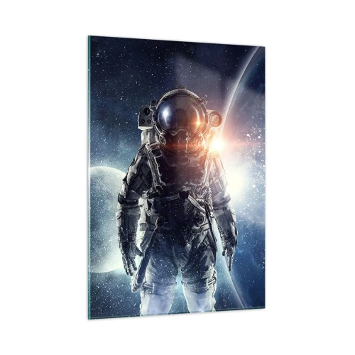Schilderen op glas - Ruimte avontuur - 50x70 cm