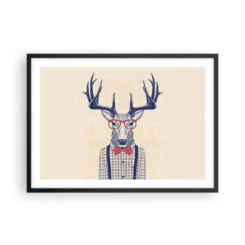 Poster in een zwarte lijst - Een grappig extravaganza - 70x50 cm