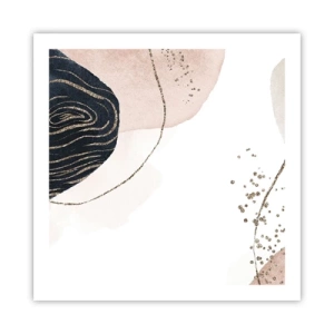 Poster - Alles vloeit - 60x60 cm