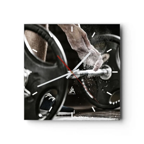 Wandklok - Klok - Uitdaging aanvaard! - 40x40 cm