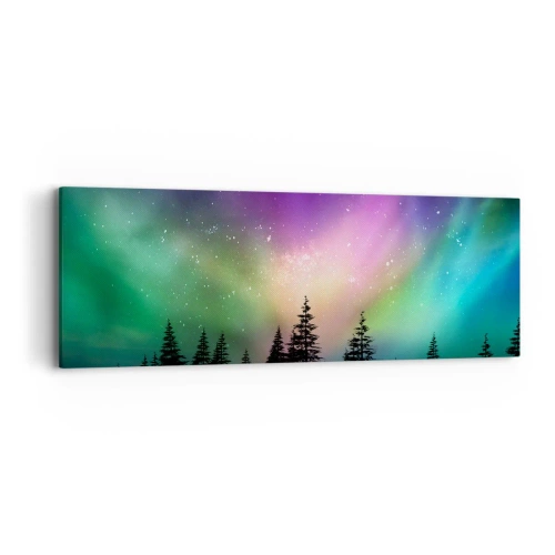 Schilderen op canvas - Witte magie - 90x30 cm