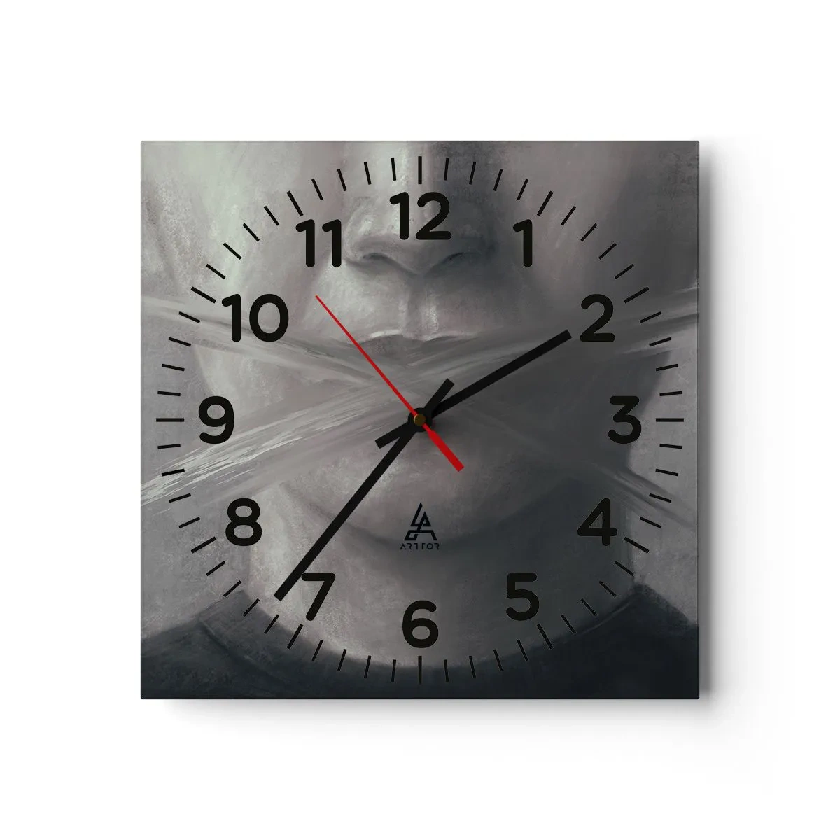Wandklok - Klok - Zonder een woord - 40x40 cm