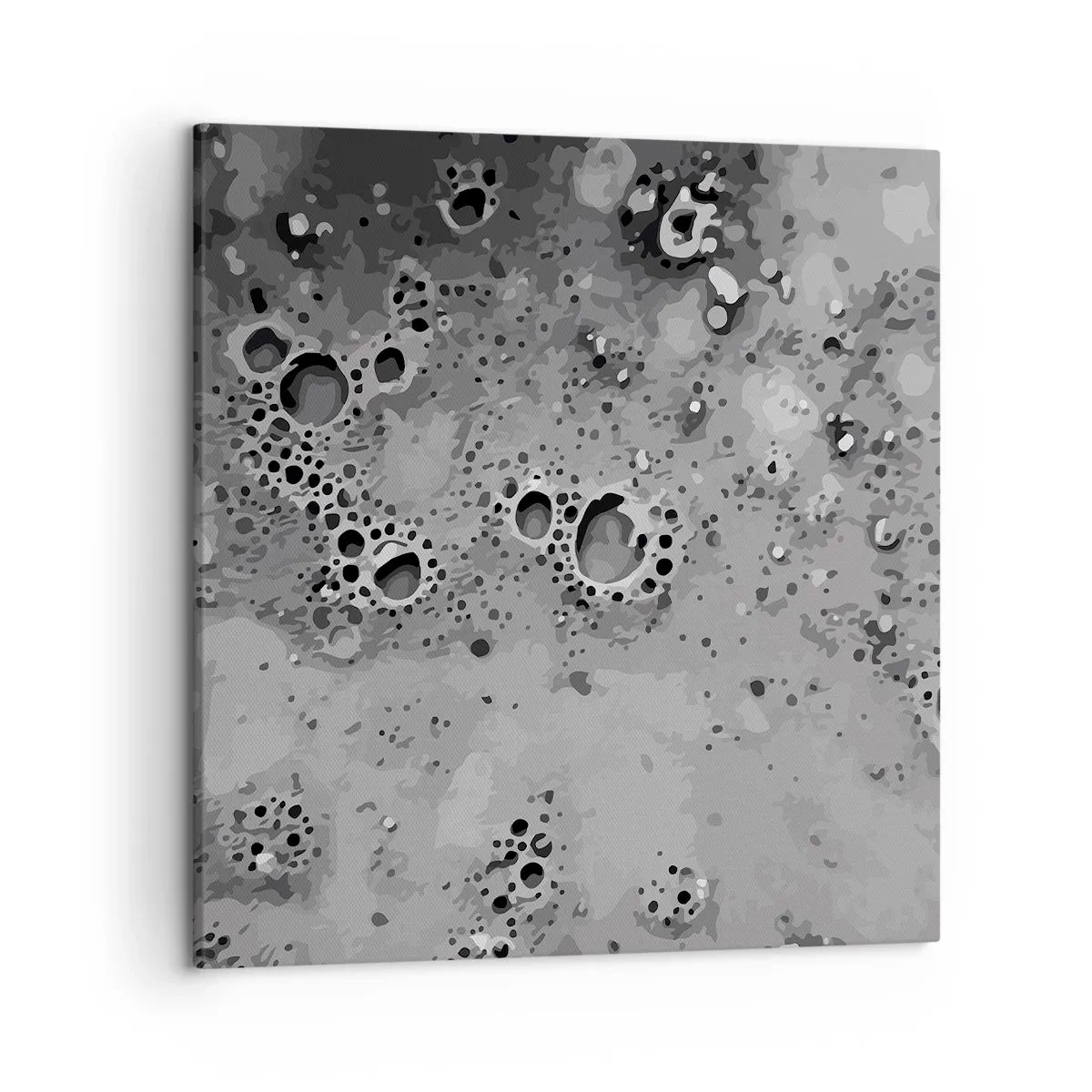 Schilderen op canvas - Als een maanlandschap - 50x50 cm