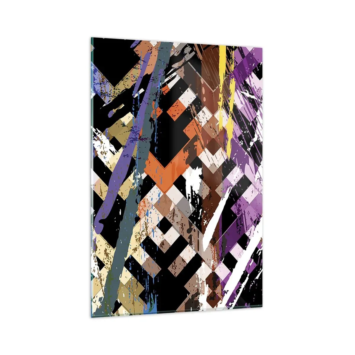 Schilderen op glas - Tot de tweede macht verheven - 80x120 cm