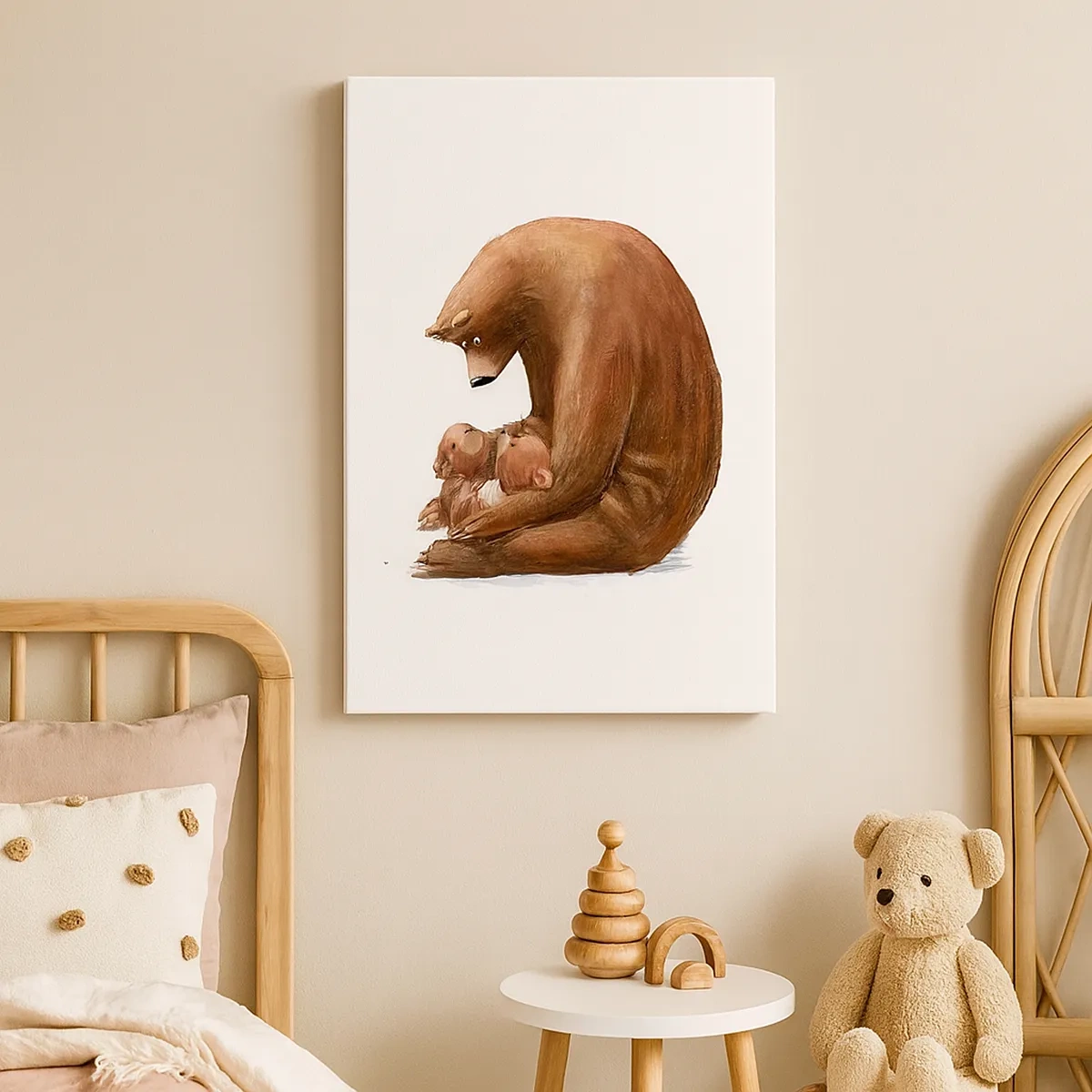 Schilderen op canvas - Zoete dromen, kinderen - 50x70 cm