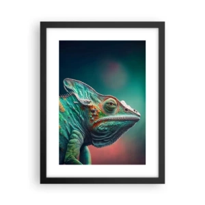 Poster in een zwarte lijst - Jij ziet mij? Niet goed… - 30x40 cm