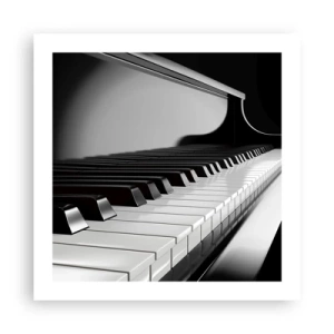 Poster - Harmonie van vormen en kleuren - 50x50 cm