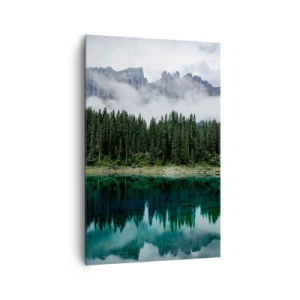 Schilderen op canvas - Stil, stil, laten we het drinkwater niet wakker maken... - 80x120 cm
