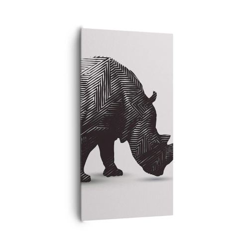 Schilderen op canvas - Geometrische schoonheid van de natuur - 65x120 cm