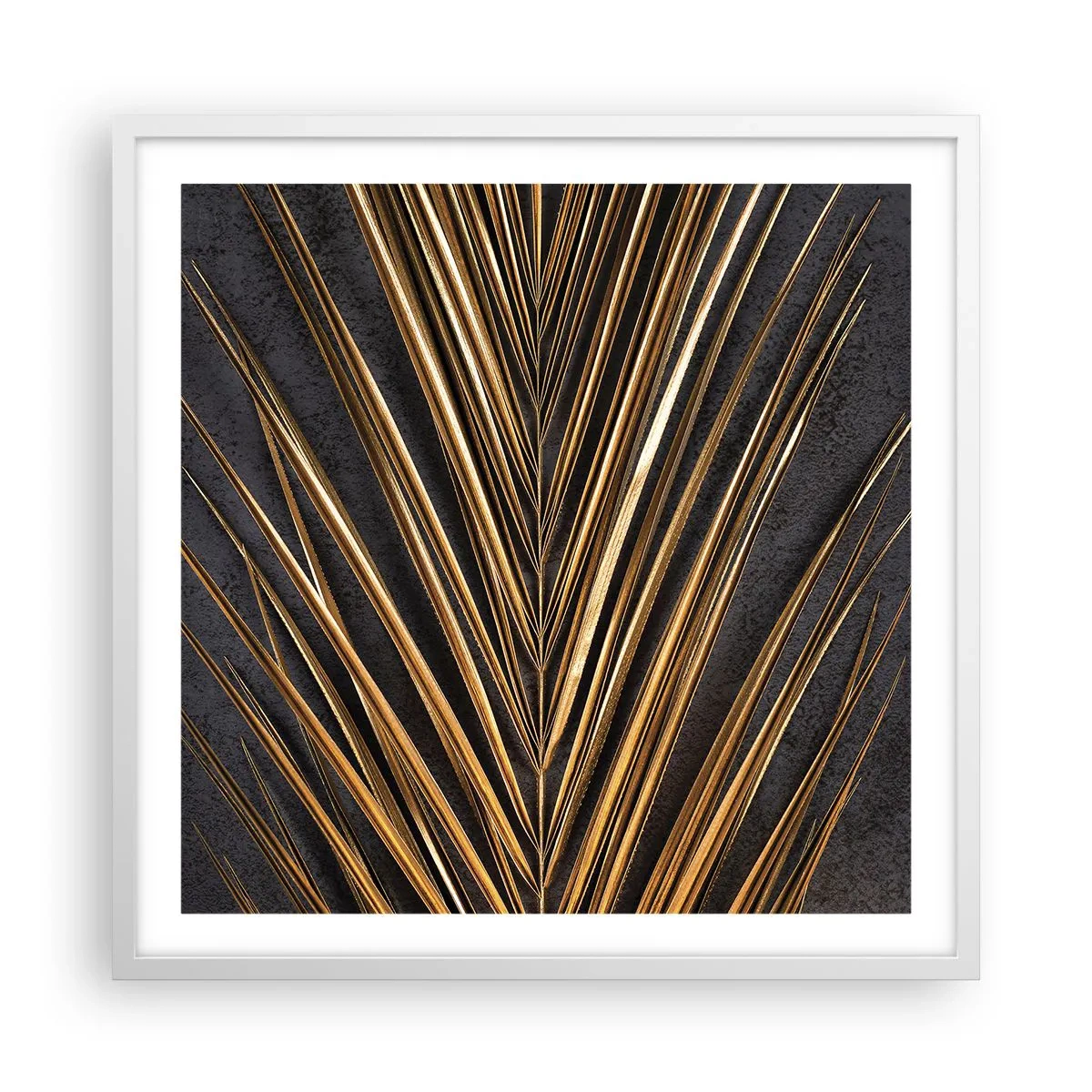 Poster in een witte lijst - Het goud van de tropen - 60x60 cm