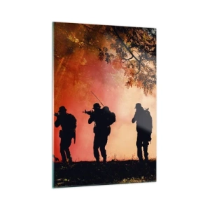 Schilderen op glas - … Allen voor een. - 50x70 cm