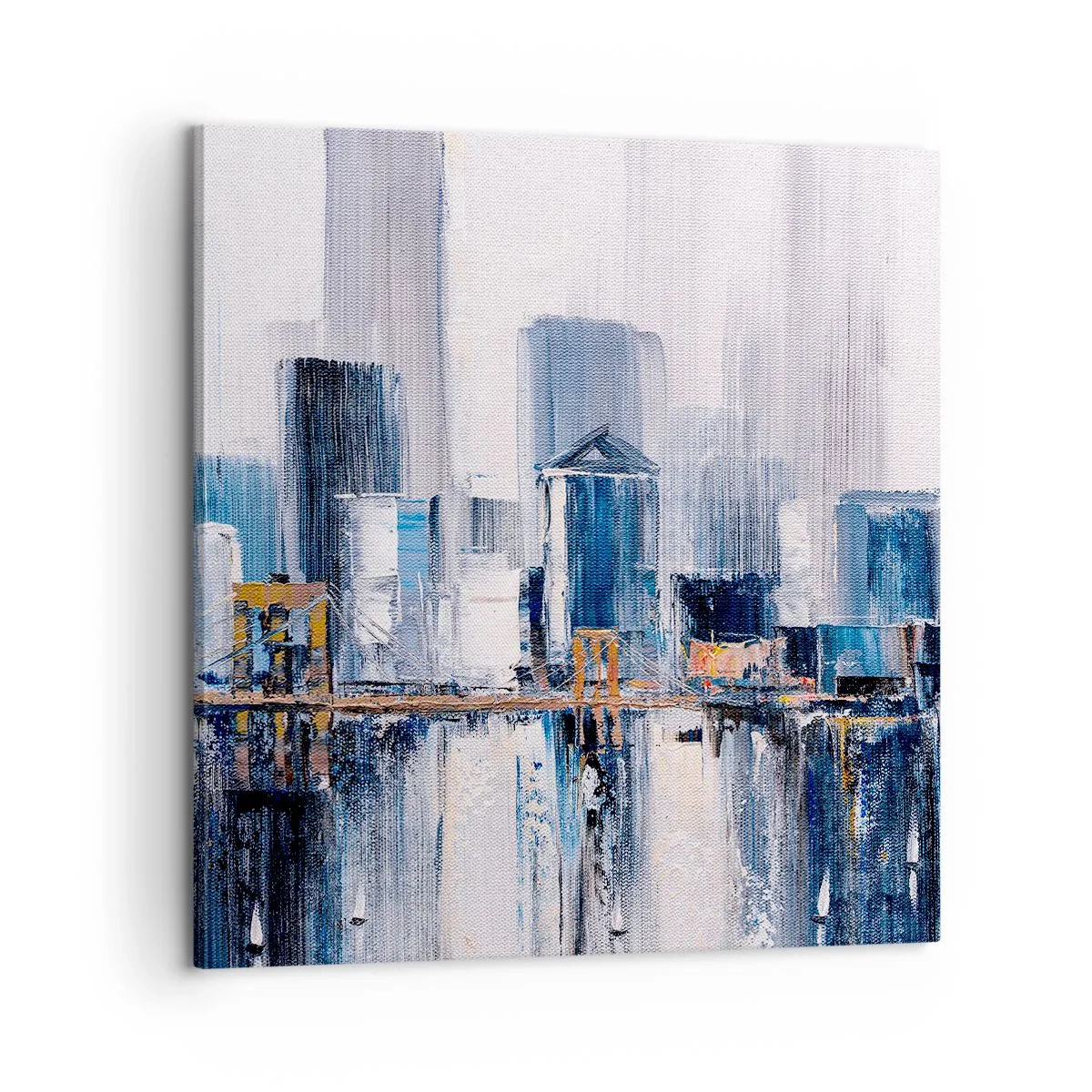 Schilderen op canvas - New Yorkse impressie - 60x60 cm