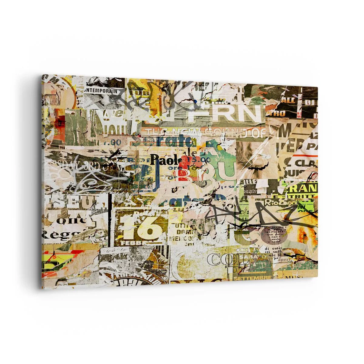 Schilderen op canvas - O, het gebeurt... - 100x70 cm