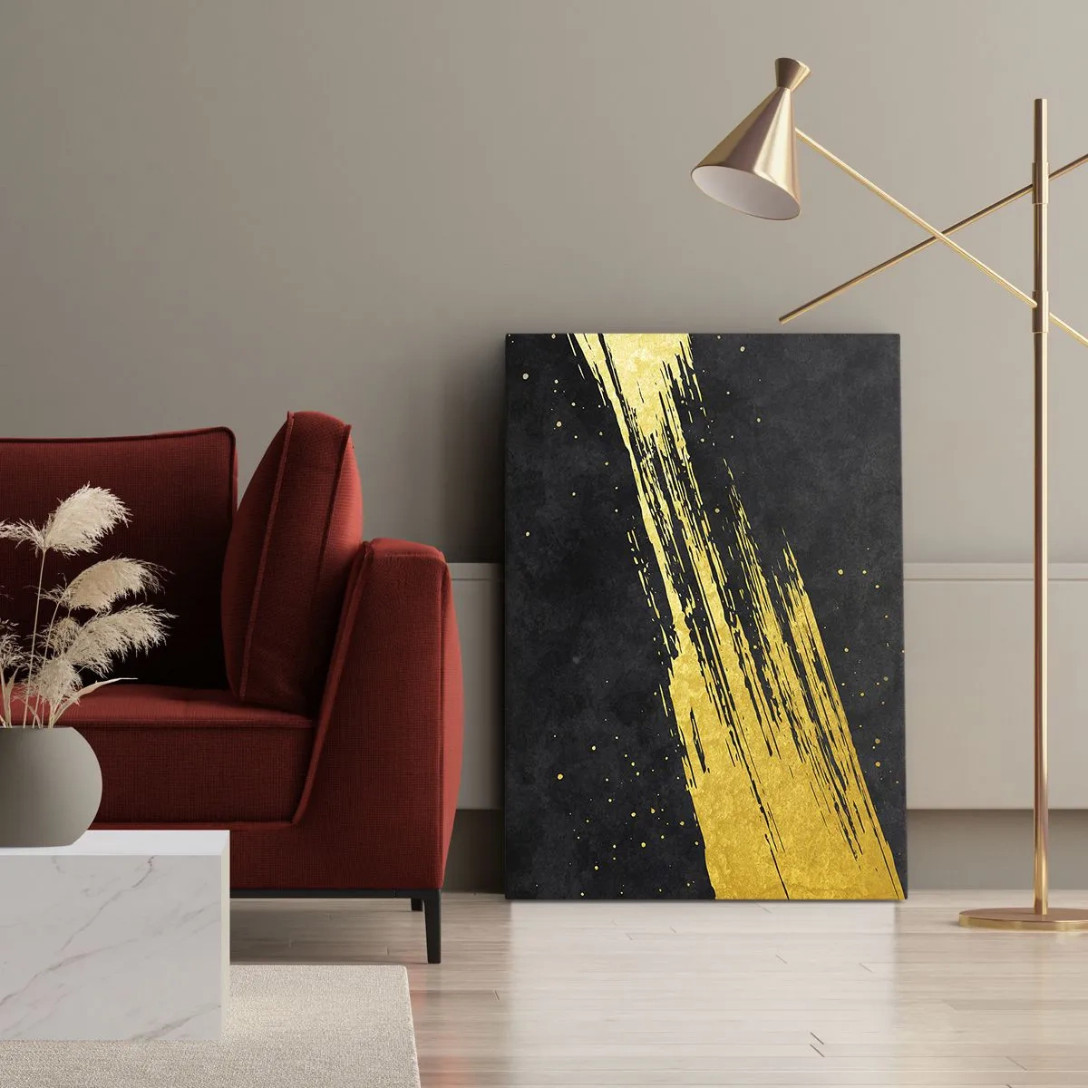 Schilderen op canvas - Spring in hyperruimte - 50x70 cm