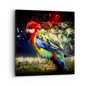 Schilderen op canvas - Boodschapper van uitstraling - 40x40 cm