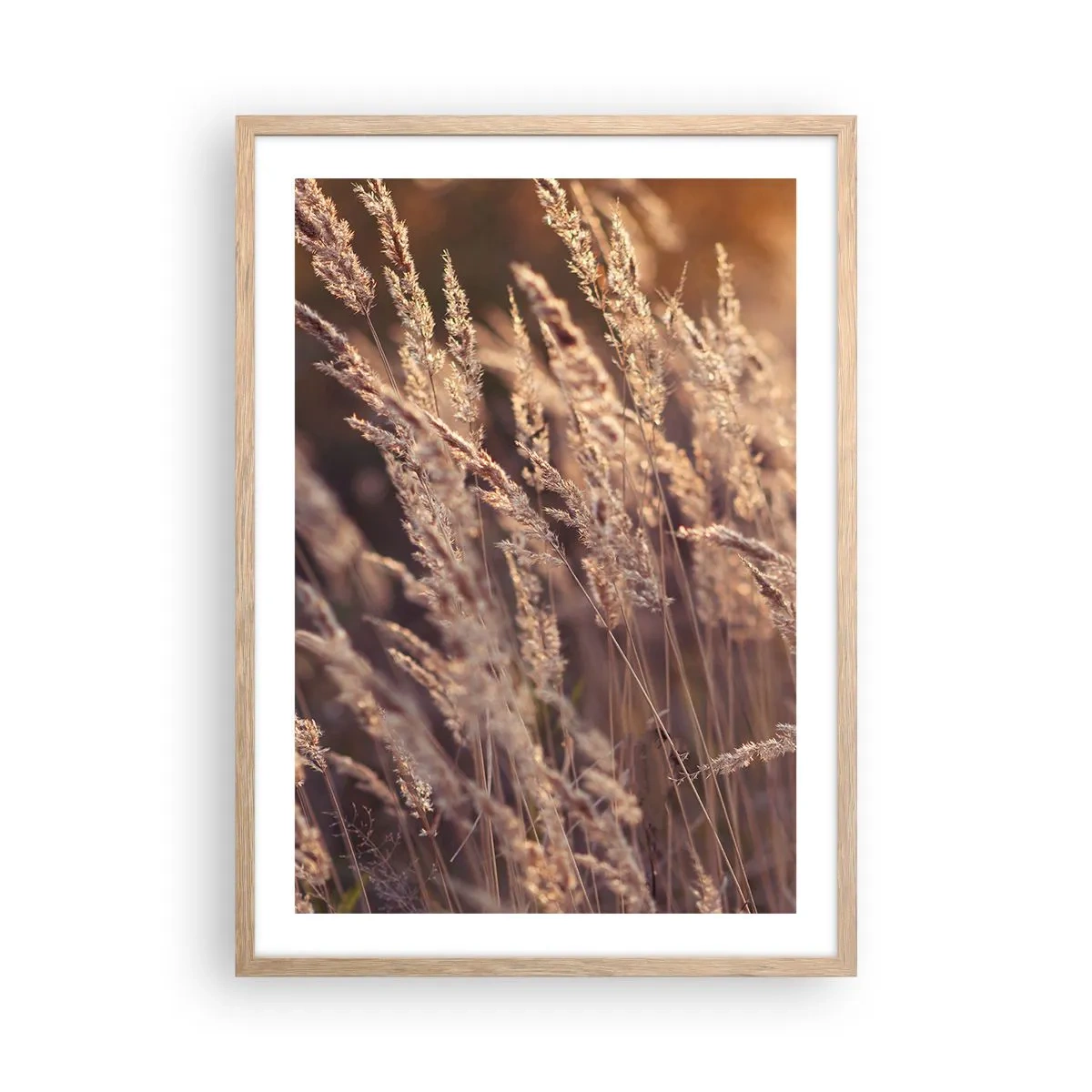 Een poster in een licht eiken lijst - Klaar om de herfst te verwelkomen - 50x70 cm