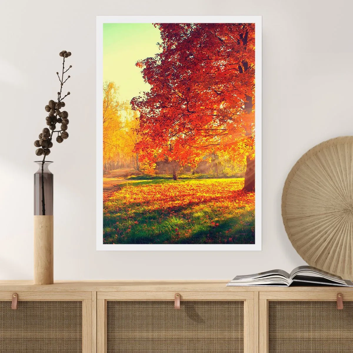 Poster - Rood is mooi - 70x100 cm