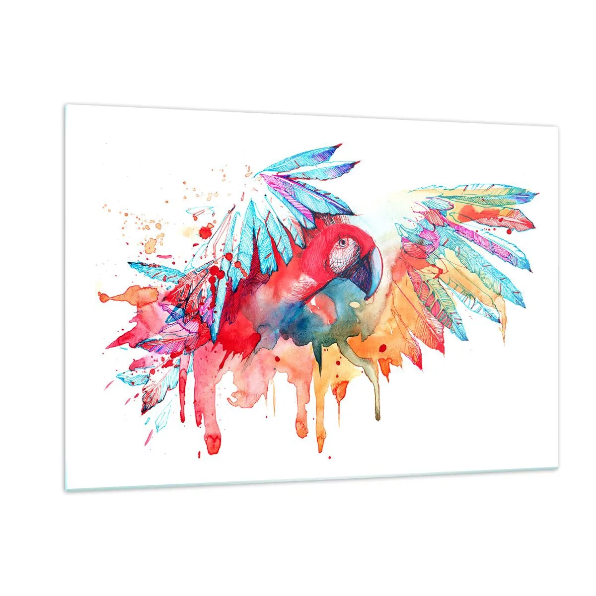 Schilderen op glas - . - 120x80 cm