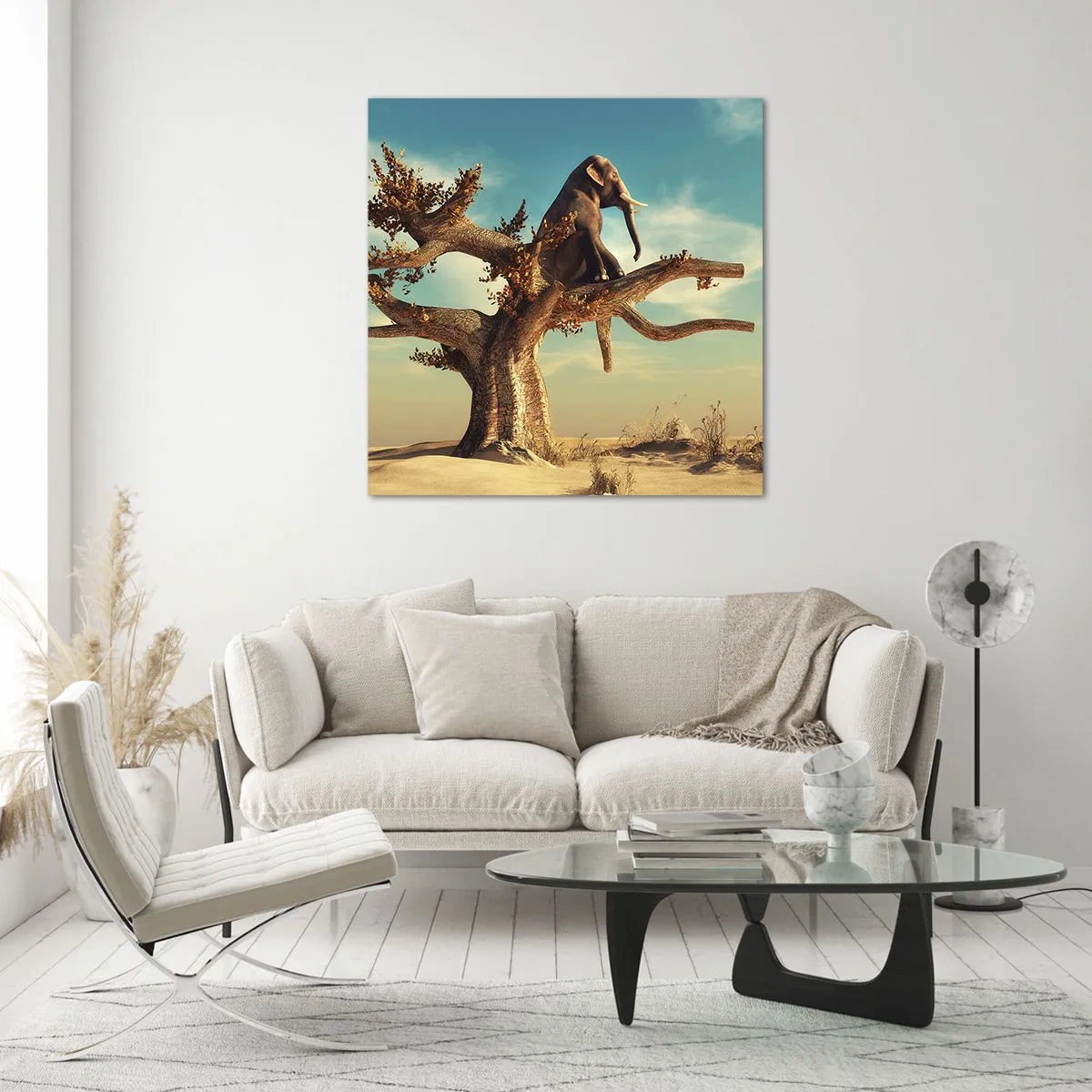 Schilderen op glas - Een nieuw gezichtspunt - 60x60 cm