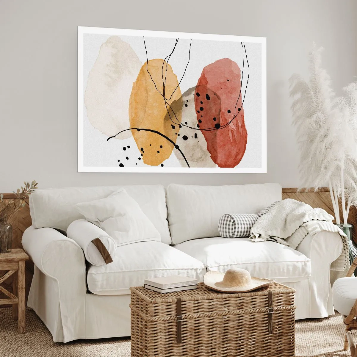 Poster - Als lichte, transparante lucht - 100x70 cm