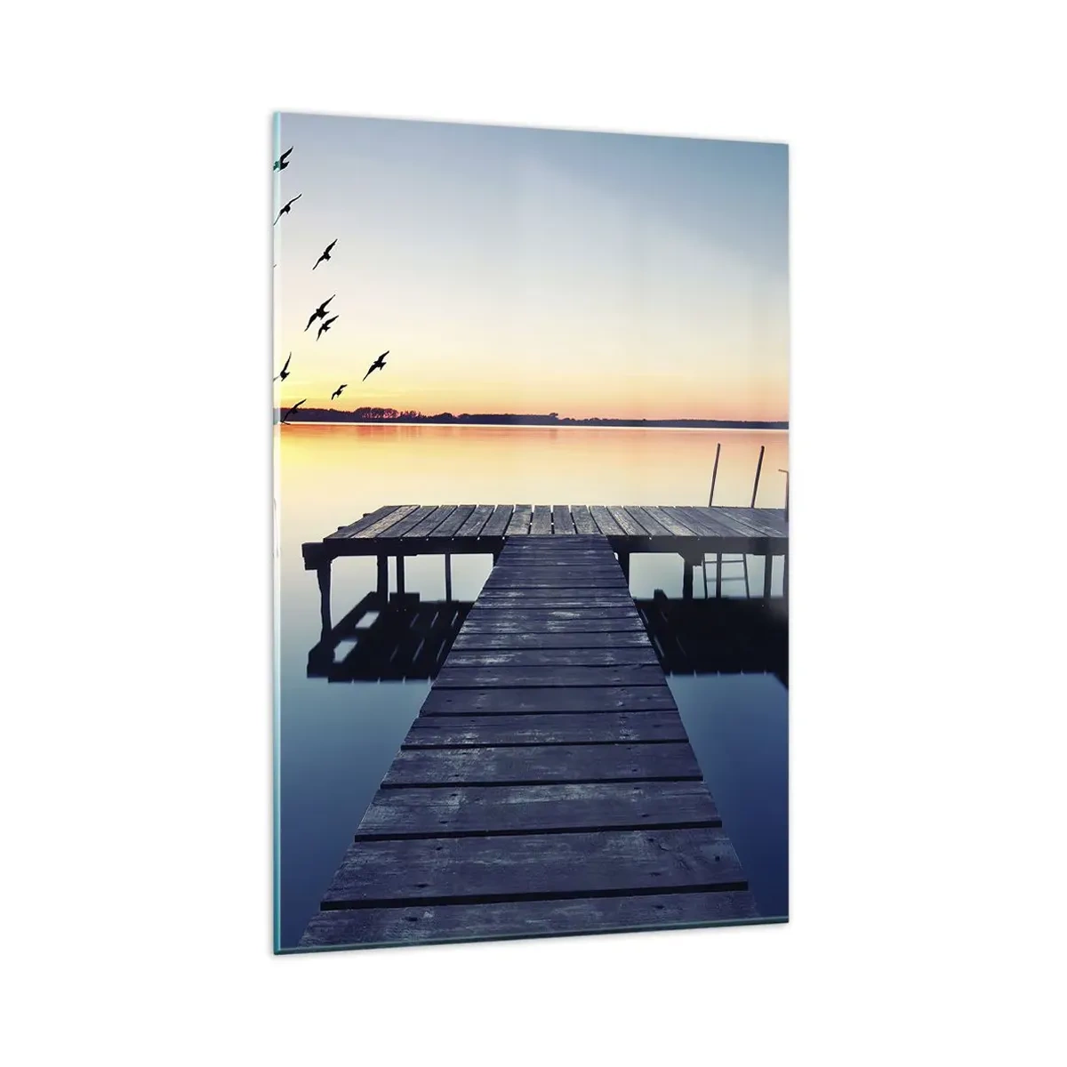 Schilderen op glas - Dat was een goede dag - 80x120 cm