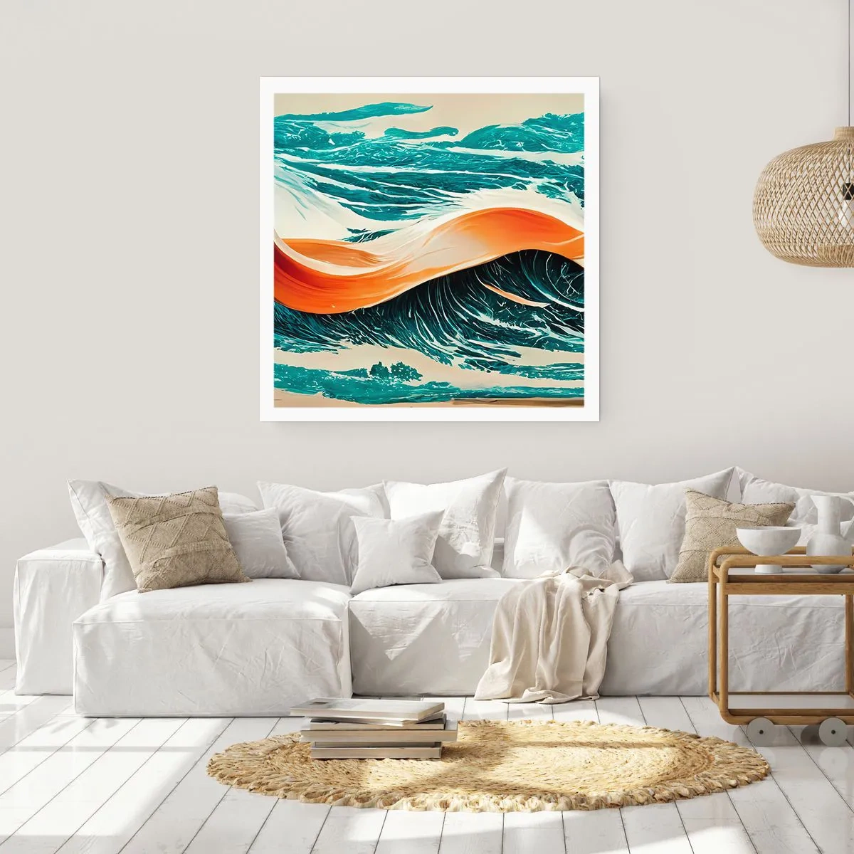 Poster - De droom van elke surfer - 40x40 cm