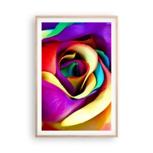 Een poster in een licht eiken lijst - Het is onmogelijk - 61x91 cm