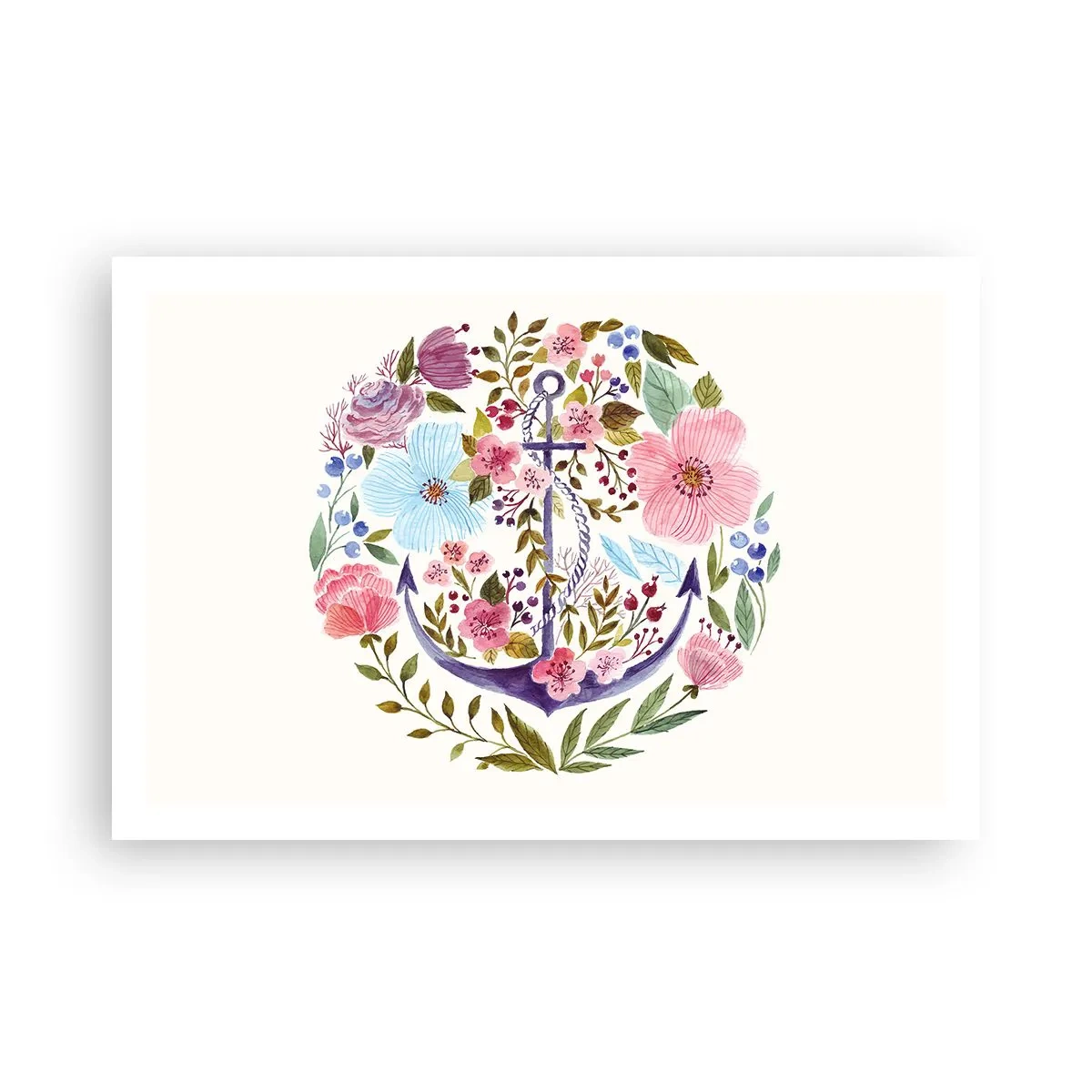 Poster - Goede droom van zeeman - 91x61 cm