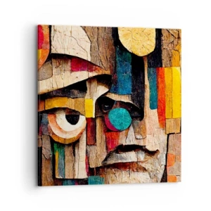 Schilderen op canvas - Ik zie je… - 70x70 cm