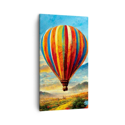 Schilderen op canvas - In stilte zie je meer - 45x80 cm