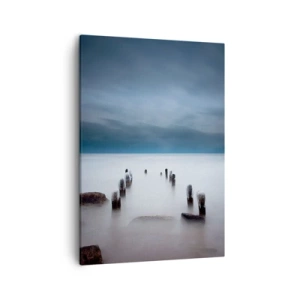 Schilderen op canvas - Peinzend meer - 50x70 cm