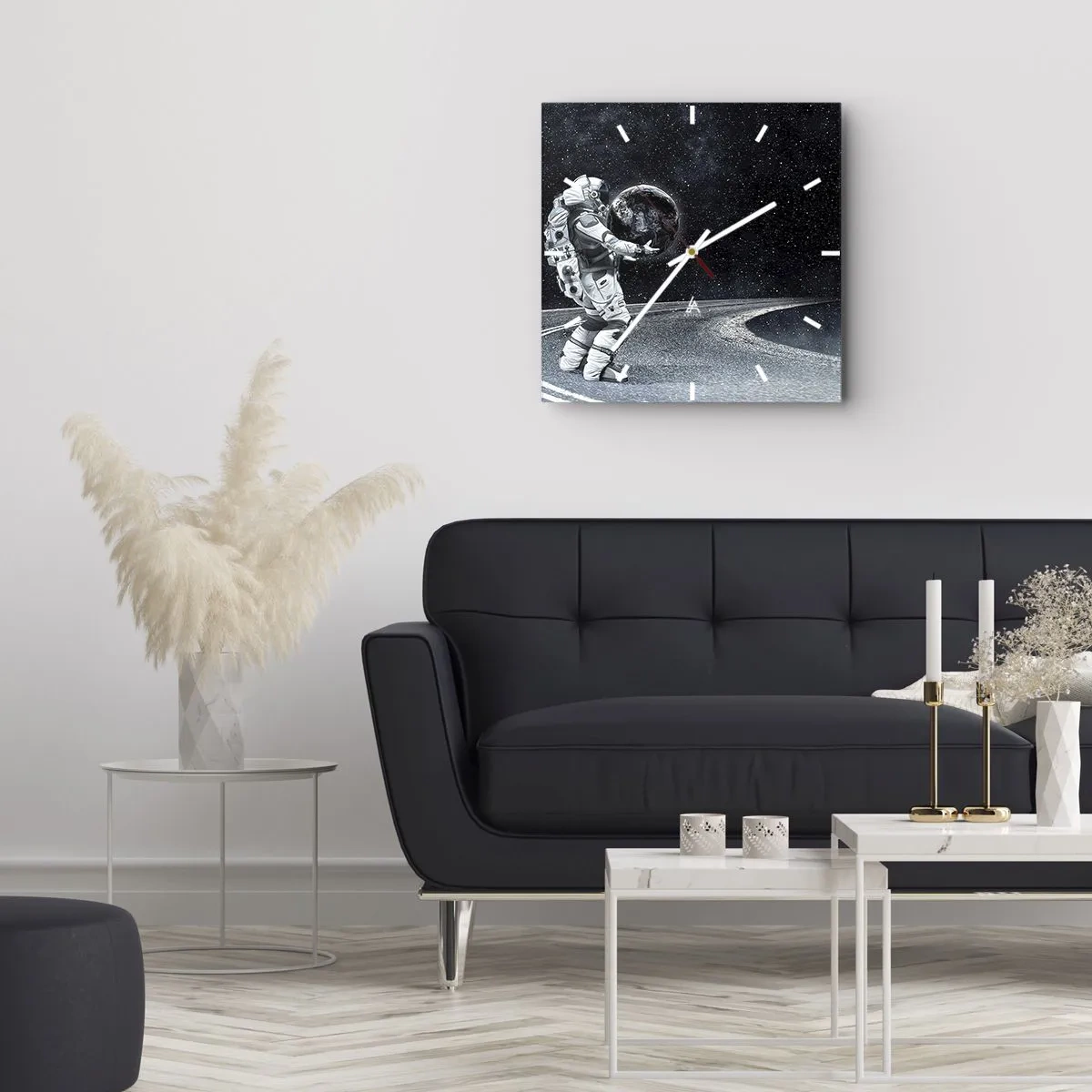 Wandklok - Klok - Op de Melkweg - 40x40 cm